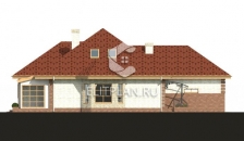 Проект дома с эркером и гаражом E183 - Фасад 4