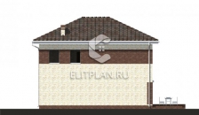 Проект компактного двухэтажного дома с террасой E37 - Фасад 2